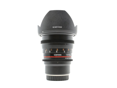 Samyang 50mm T1.5 Cine VDSLR AS UMC - Προσαρμογή για Fujifilm X