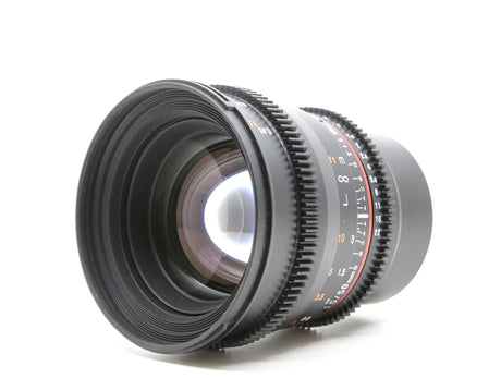 Samyang 50mm T1.5 Cine VDSLR AS UMC - Προσαρμογή για Fujifilm X