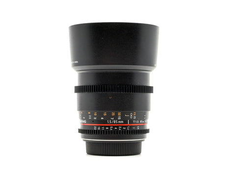 Samyang 85mm T1.5 AS UMC II - Προσαρμογή Canon EF