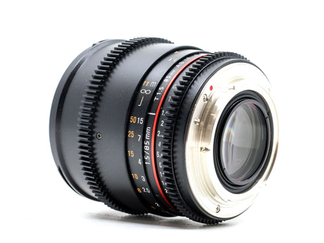 Samyang 85mm T1.5 AS UMC II - Προσαρμογή Canon EF