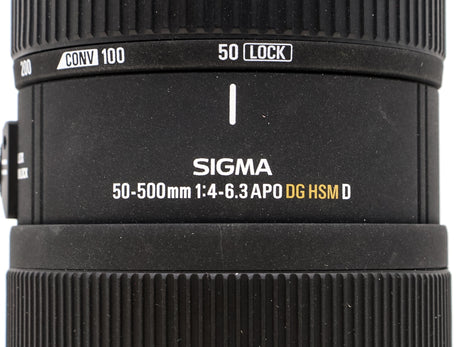 Sigma 50-500mm f/4-6.3 EX APO DG HSM - Προσαρμογή Nikon