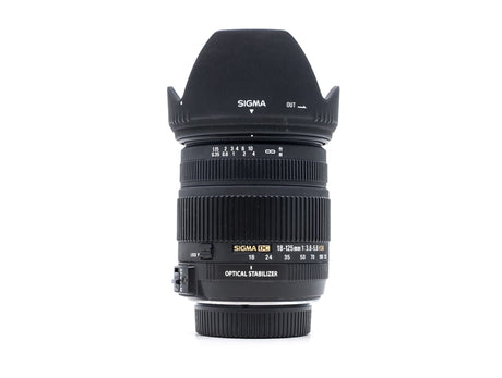 Sigma 18-125mm f/3.8-5.6 DC OS HSM - Προσαρμογή Nikon
