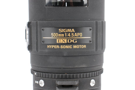 Sigma 500mm f/4.5 EX APO DG HSM - Προσαρμογή Nikon