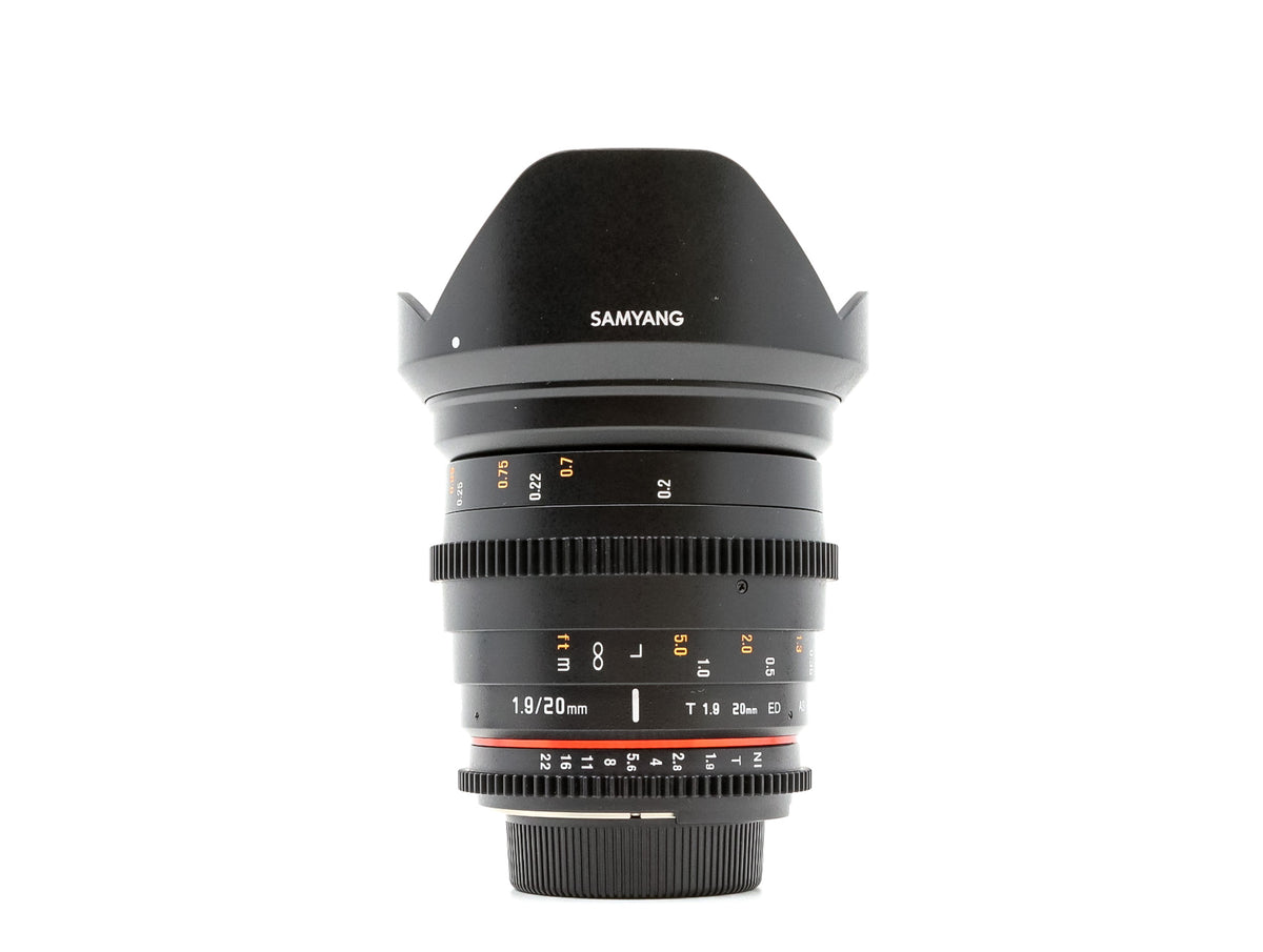 Samyang 20mm T1.9 Cine VDSLR ED AS IF UMC - Nikon Fit · imagen principal