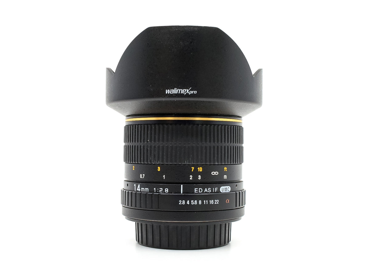 Walimex Pro 14mm ED AS IF UMC f/2.8 - Sony A Fit · imagen principal