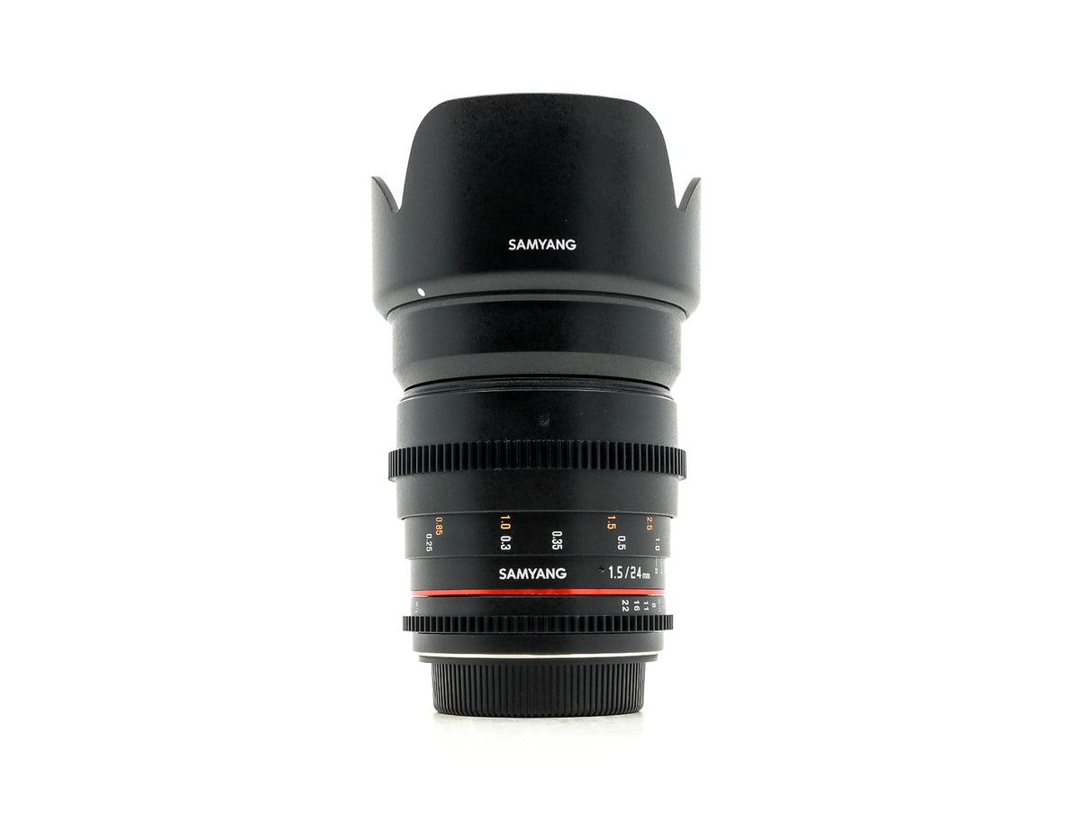Samyang 24mm T1.5 Cine VDSLR MK2 - Προσαρμογή Canon EF · imagen principal