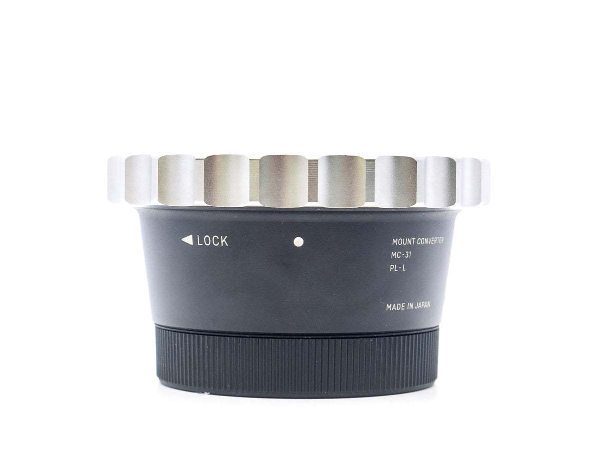 Sigma MC-31 PL σε βάση L Mount · imagen principal