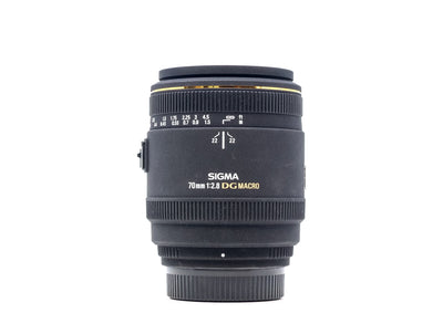 Sigma 70mm f/2.8 EX DG Macro - Προσαρμογή Nikon
