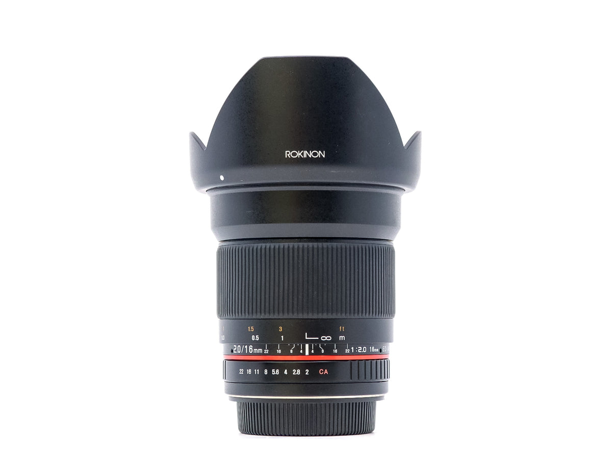 Rokinon 16mm f/2 ED AS UMC CS - Προσαρμογή Canon EF-S · imagen principal