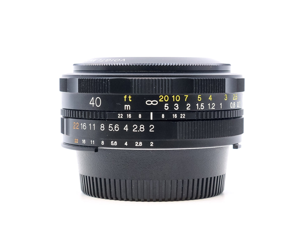 Voigtländer Ultron 40mm f/2 SL II - Nikon Fit · main image