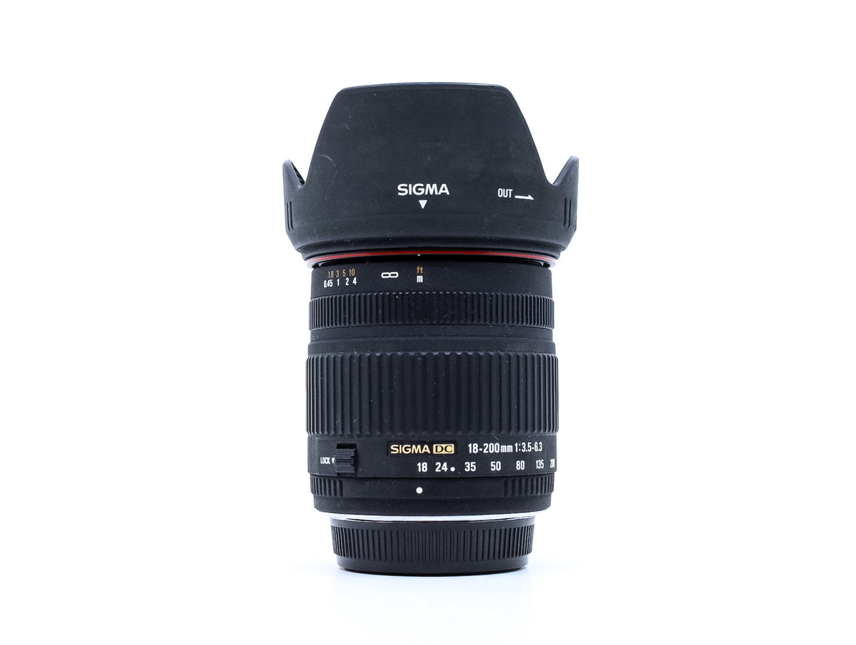 Sigma 18-200mm f/3.5-6.3 DC - Pentax Fit  · main image