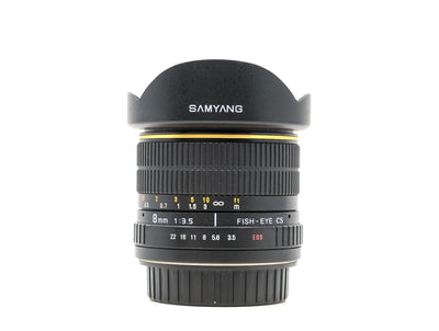 Samyang 8mm f/3.5 Fisheye - Canon EF-S Fit 