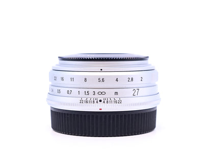 Voigtländer Ultron 27mm f/2 - Προσαρμογέας Fujifilm X