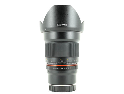 Samyang 16mm f/2 ED AS UMC CS - Προσαρμογή Canon EF-M