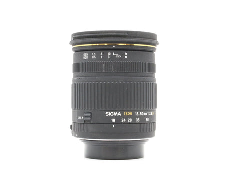 Sigma 18-50mm f/2.8 EX DC - Προσαρμογή Sigma SA
