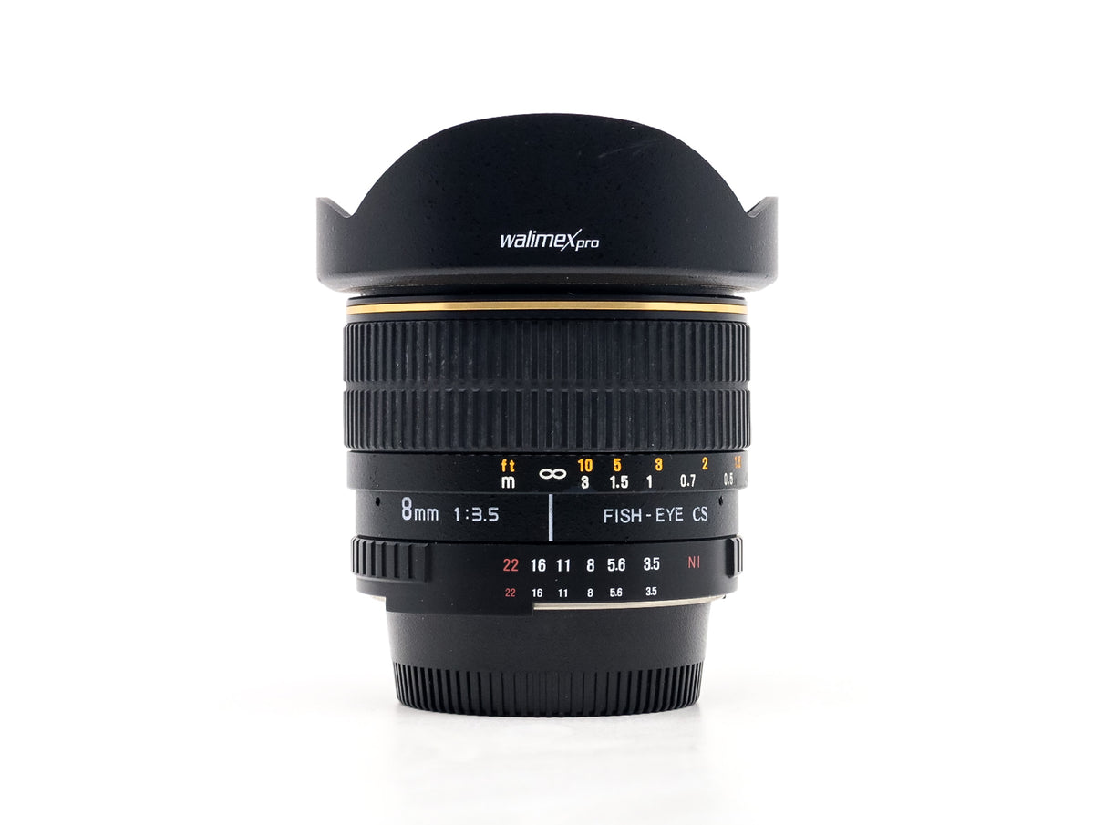 Walimex Pro 8mm f/3.5 CS Fisheye - Nikon Fit · imagen principal