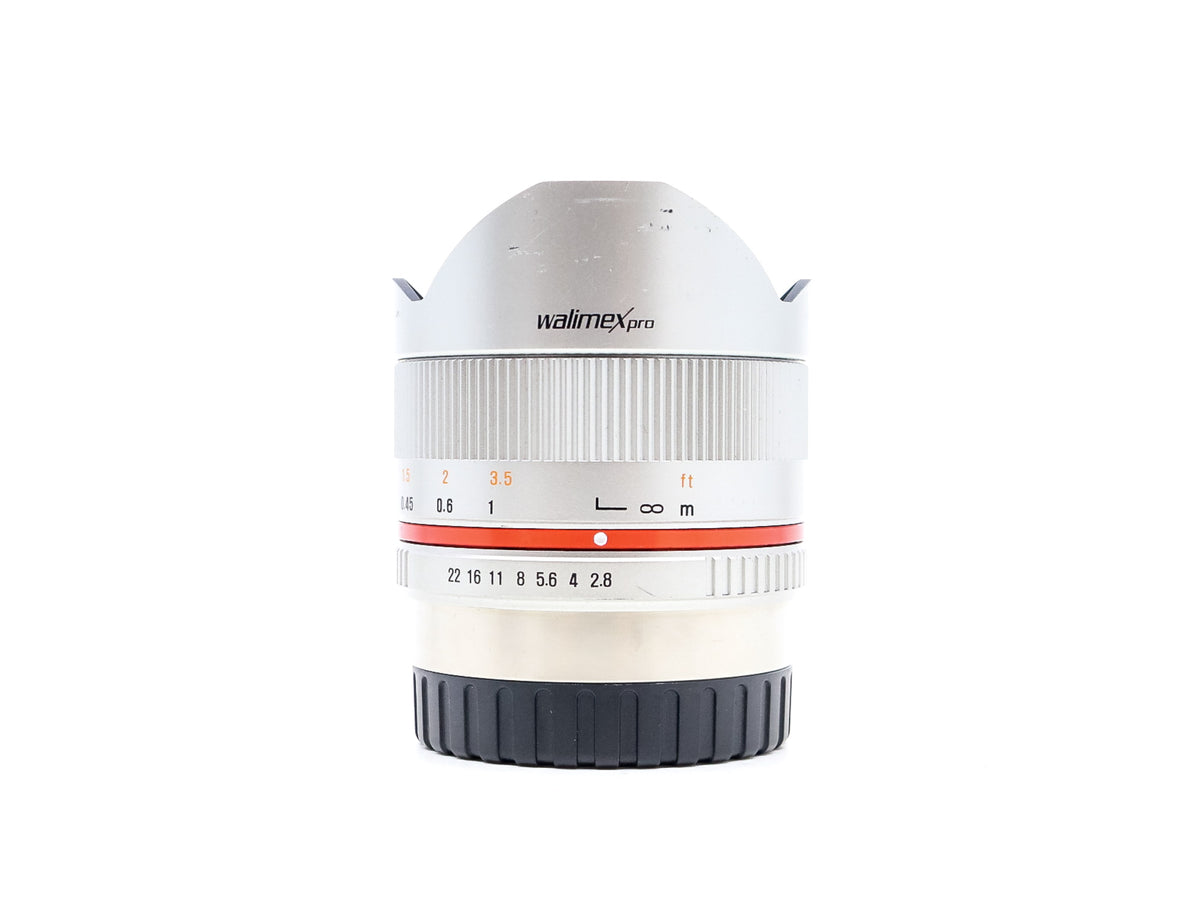 Walimex Pro 8mm f/2.8 UMC Fisheye II - Προσαρμογή για Fujifilm X · main image