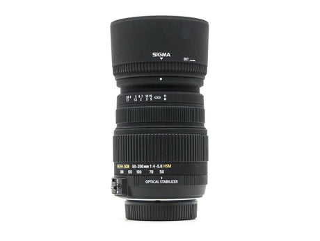 Sigma 50-200mm f/4-5.6 DC OS HSM - Προσαρμογή Nikon