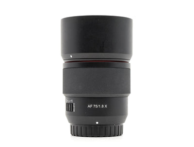 Samyang AF 75mm f/1.8 - Προσαρμογέας Fujifilm X