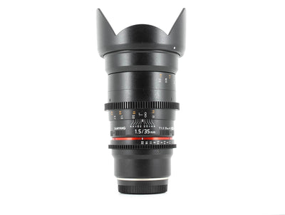 Samyang 35mm T1.5 Cine AS UMC II - Προσαρμογή Fujifilm X
