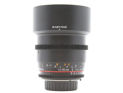 Samyang 85mm T1.5 - Nikon Fit 