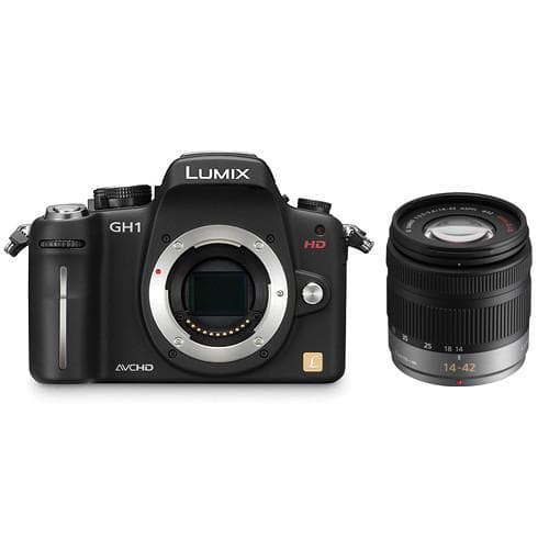 Panasonic DMC-GH1 - Black + Panasonic Lumix G Vario 14-42mm f/3.5-5.6 f/3.5-5.6 · main image