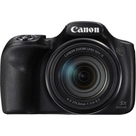 Γέφυρα PowerShot SX540 HS Κάμερα - Μαύρη + Φακός Canon Zoom 50X IS 24-1200mm f/3.4-6.5 f/3.4-6.5