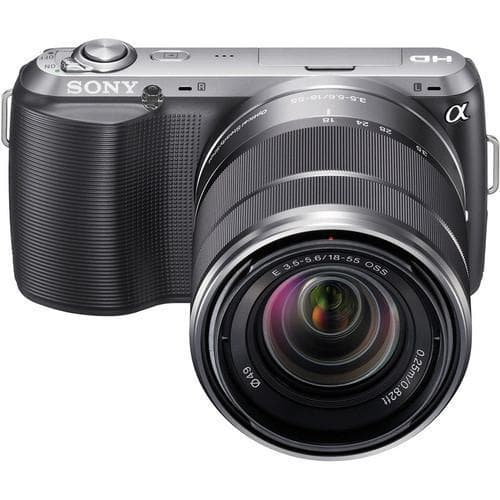 Alpha NEX-C3 - Black/Silver + Sony E 18-55mm f/3.5-5.6 OSS f/3.5-5.6  · main image