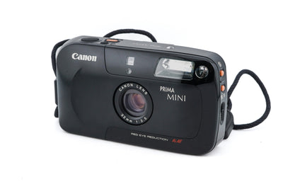 Canon Prima Mini - Vintage 35mm Analog Camera (Refurbished) Black 