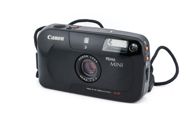 Canon Prima Mini - Cámara Analógica de 35mm Vintage (Reacondicionada) Negro de segunda mano en Camera Market