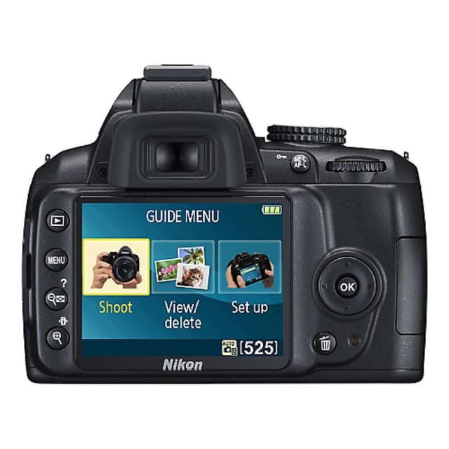 SLR D3000 - Μαύρο + Nikon AF-S DX Nikkor 18-55 mm f/3.5-5.6G II f/3.5-5.6 · imagen principal