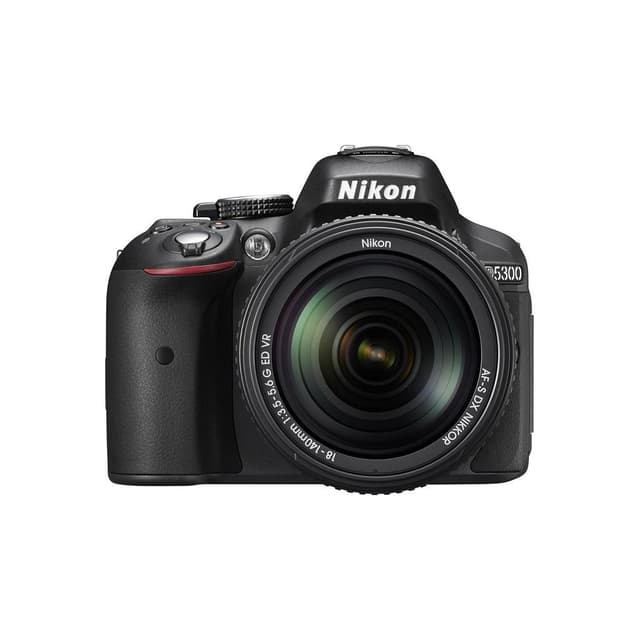 D5300 SLR - Black + Nikkor AF-S DX Nikkor 18-140mm f/3.5-5.6G ED VR f/3.5-5.6G  · main image