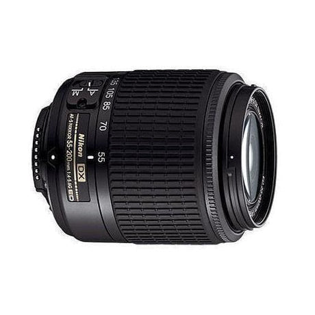 SLR D5200 - Μαύρο + Nikon AF-S DX Nikkor18-55mm f/3.5-5.6G ED II + AF-S DX VR 55-200 mm f/4-5.6 G IF ED f/3.5-5.6 + f/4-5.6