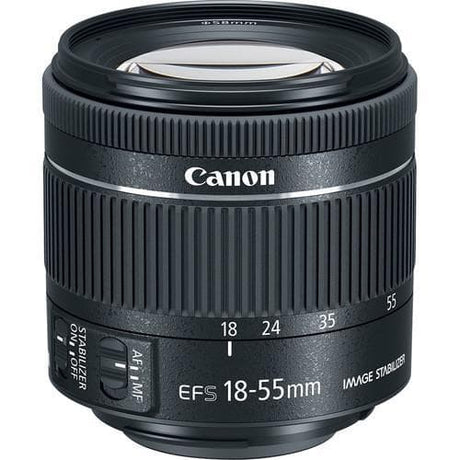 EOS 800D SLR - Μαύρο + Canon EF-S 18-55 mm f/4-5.6 IS STM f/4-5.6
