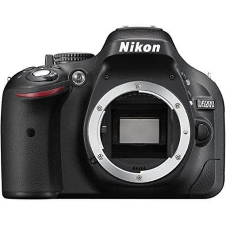 SLR D5200 - Μαύρο + Nikon AF-X DX Nikkor 18-55mm f/3.5-5.6GVR f/3.5-5.6
