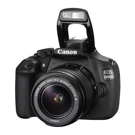 Αντανακλαστική (DSLR) κάμερα EOS 1200D - Μαύρη + Canon EF-S IS II 18-55 mm f/3.5-5.6 f/3.5-5.6 · imagen principal