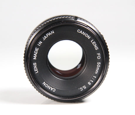 Canon FD 50mm 1:1.8 S.C. Σταθερή εστιακή απόσταση για αναλογικές φωτογραφικές μηχανές