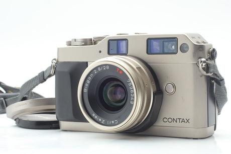 Contax G1 35mm Analog Camera Carl Zeiss Biogon 28mm...