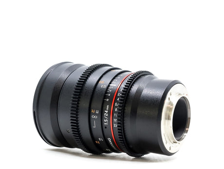 Samyang 24mm T1.5 VDSLR ED AS IF UMC II - Micro Four Thirds Fit