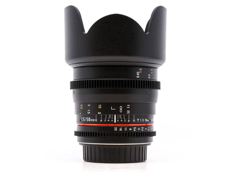 Samyang 50mm T1.5 VDSLR AS UMC - Υποδοχή Canon EF