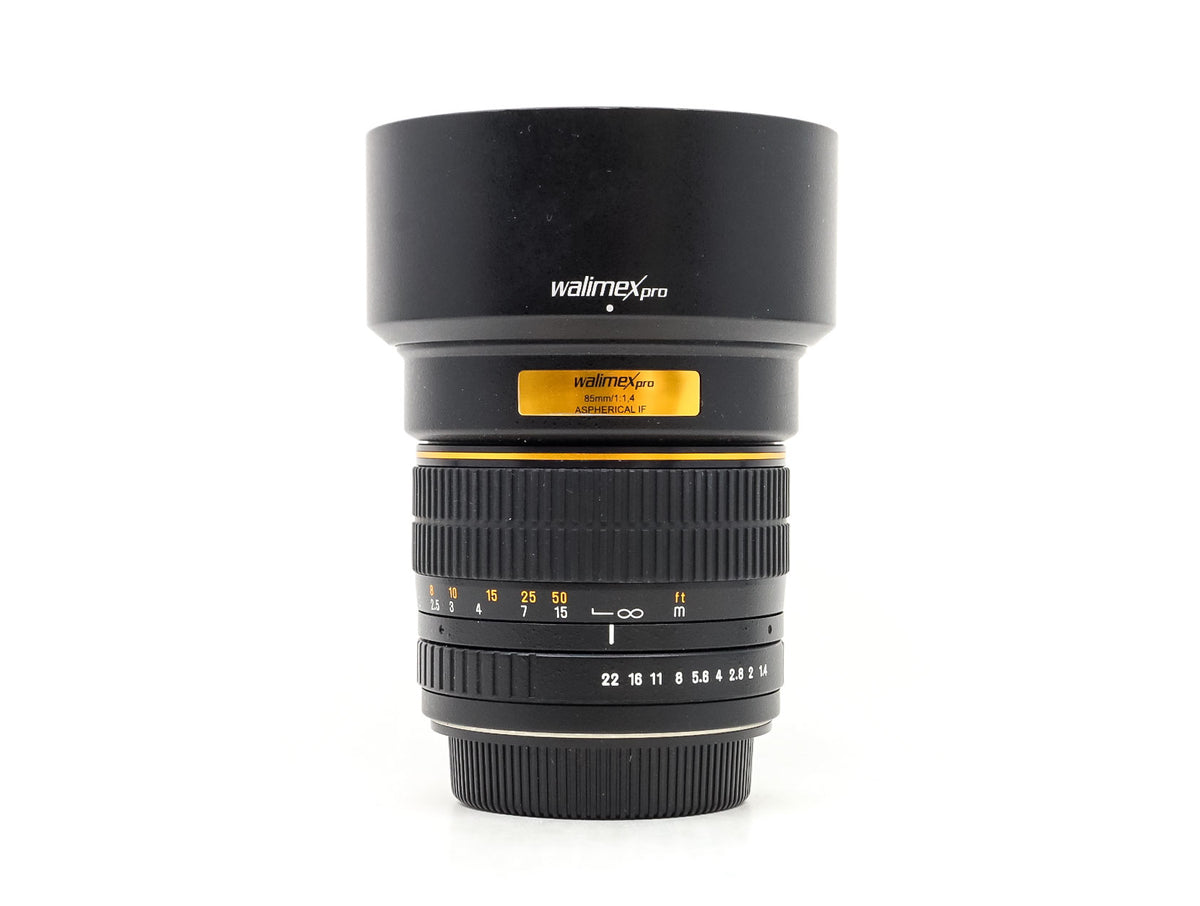Walimex Pro 85mm f/1.4 IF - Προσαρμογή Canon EF · imagen principal