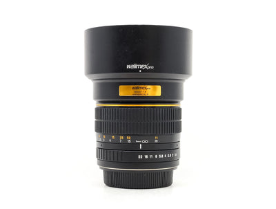 Walimex Pro 85mm f/1.4 IF - Προσαρμογή Canon EF