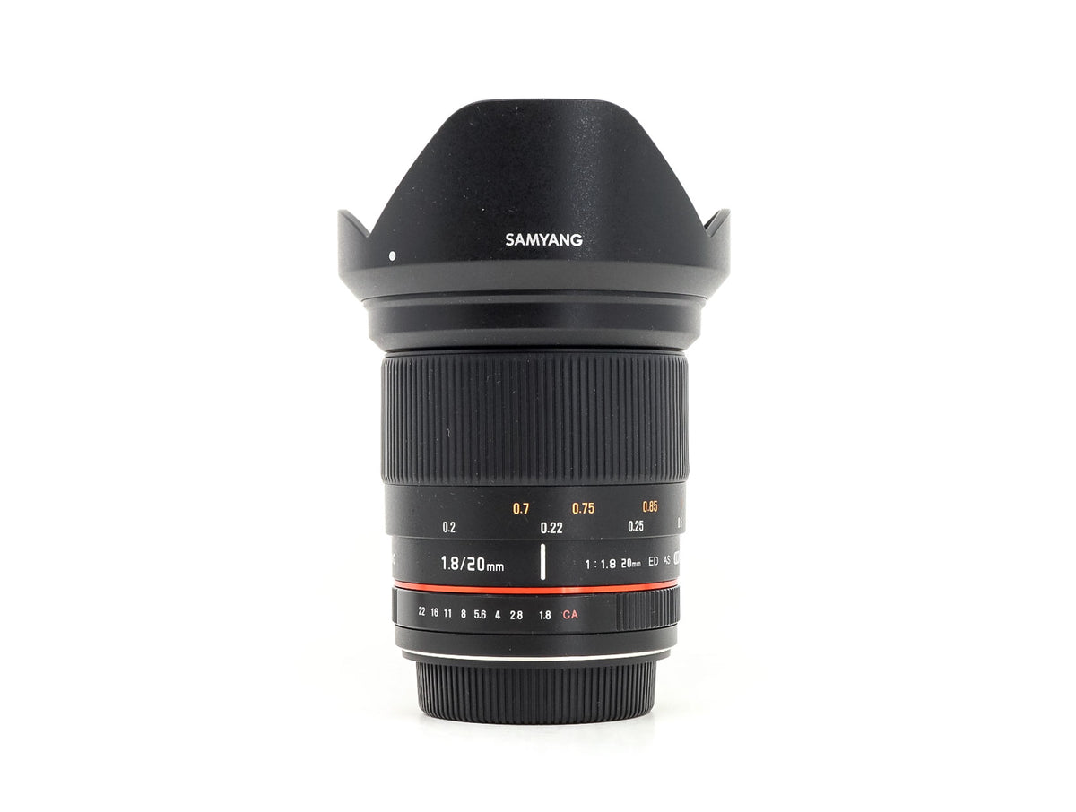 Samyang 20mm f/1.8 ED AS IF UMC - Προσαρμογή Canon EF · imagen principal