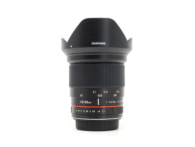 Samyang 20mm f/1.8 ED AS IF UMC - Προσαρμογή Canon EF