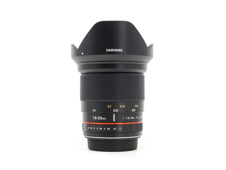 Samyang 20mm f/1.8 ED AS IF UMC - Προσαρμογή Canon EF