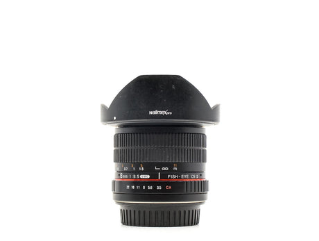 Walimex Pro 8mm f/3.5 Fisheye UMC CS II - Συμβατό με Canon EF-S