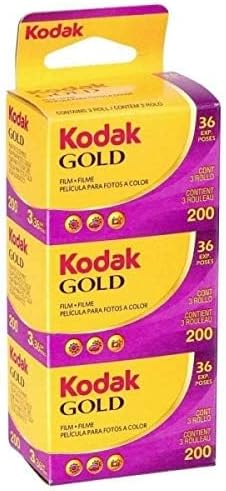Kodak 35mm GOLD 200 Φιλμ / συσκευασία των 3 / GB135-36-Κάθετη συσκευασία