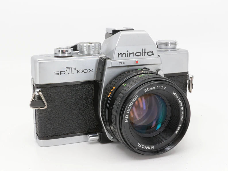 Minolta SrT100x - Φωτογραφική Μηχανή Φιλμ 35mm με 50mm MD 1.7 | Vintage Αναλογική Κάμερα | Minolta · imagen principal